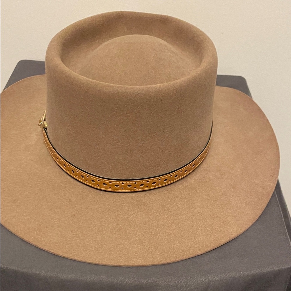 Unisex Akubra Made in Australia Dallas Style Felt Hat Size 56 - Picture 8 of 10